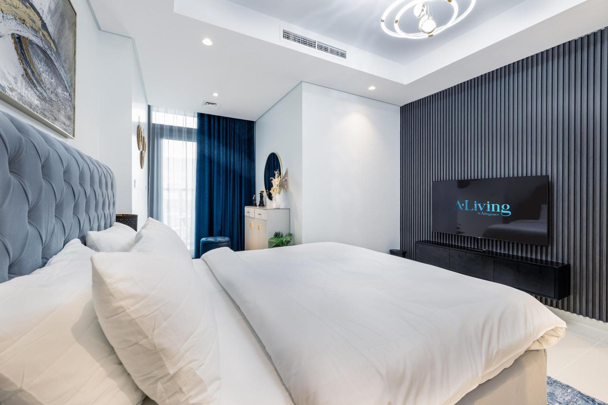 Aliving Luxe 2Br With Burj Khalifa View Infinity Pool Midtown-4704 Daire Dubai Dış mekan fotoğraf