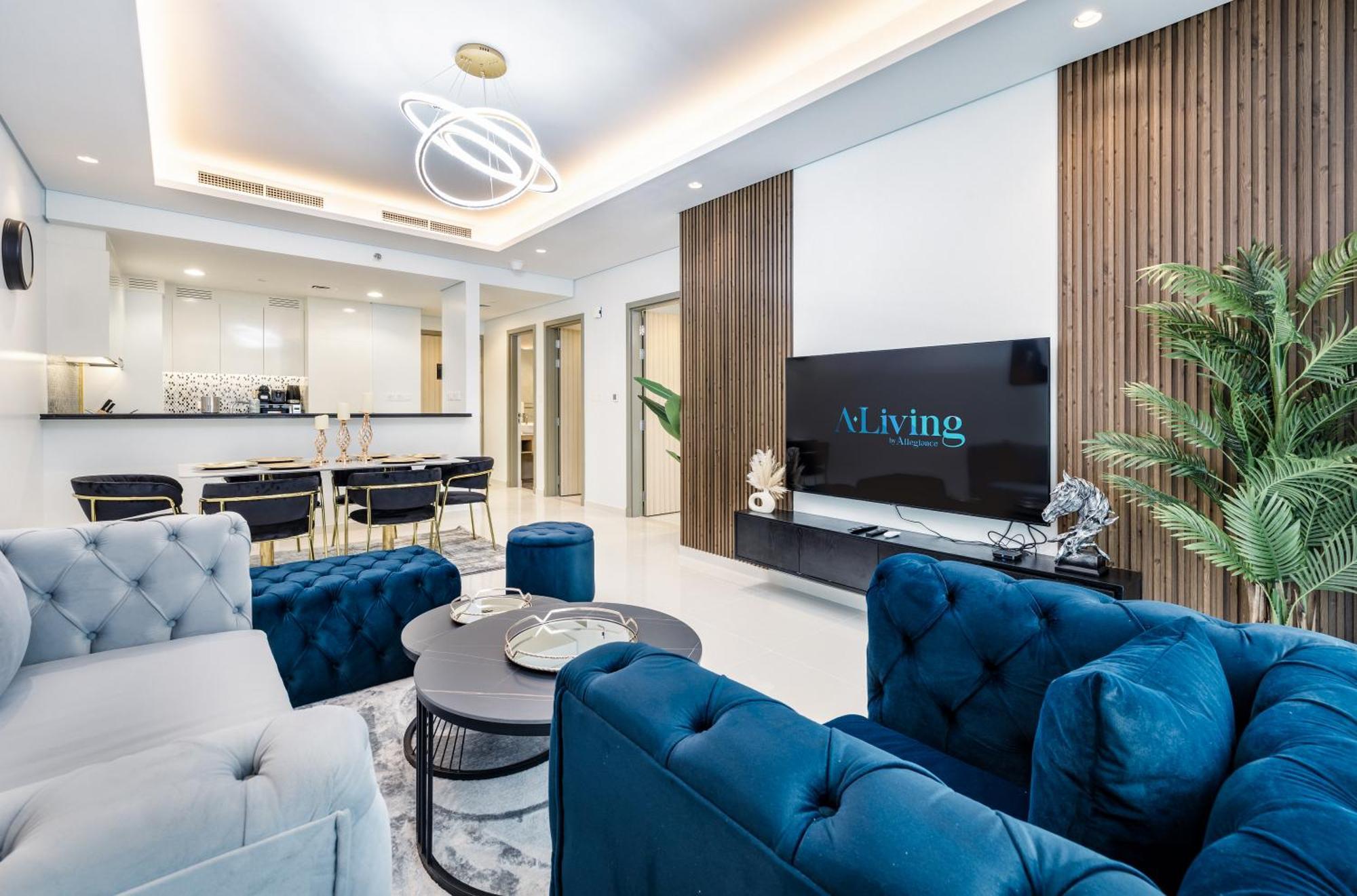 Aliving Luxe 2Br With Burj Khalifa View Infinity Pool Midtown-4704 Daire Dubai Dış mekan fotoğraf