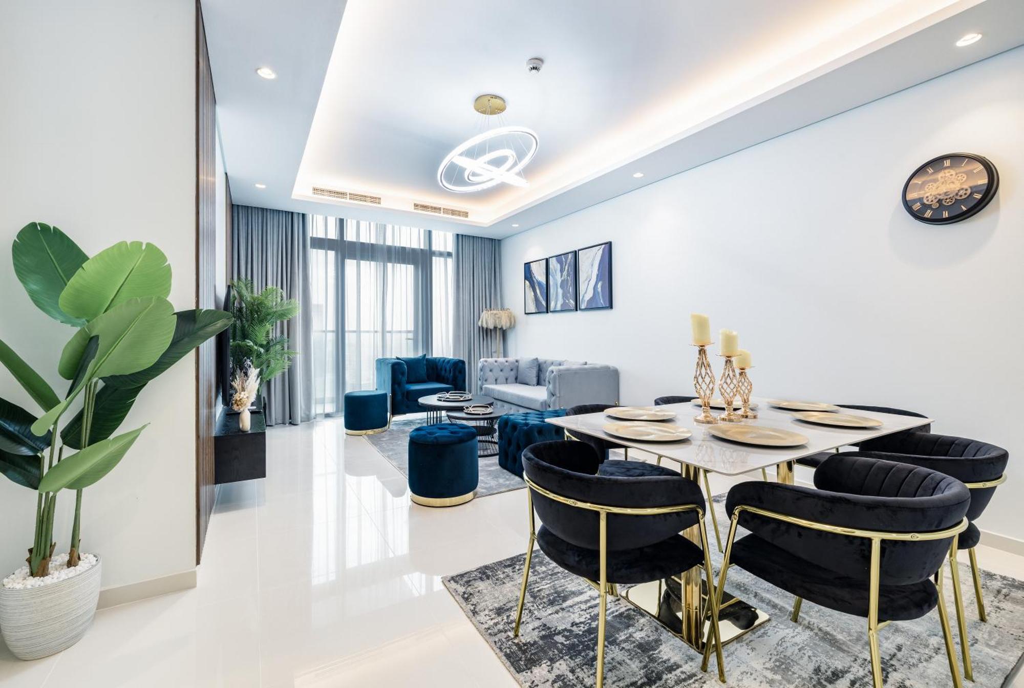 Aliving Luxe 2Br With Burj Khalifa View Infinity Pool Midtown-4704 Daire Dubai Dış mekan fotoğraf